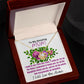 To Mom-I Need To Say-Love Knot Necklace