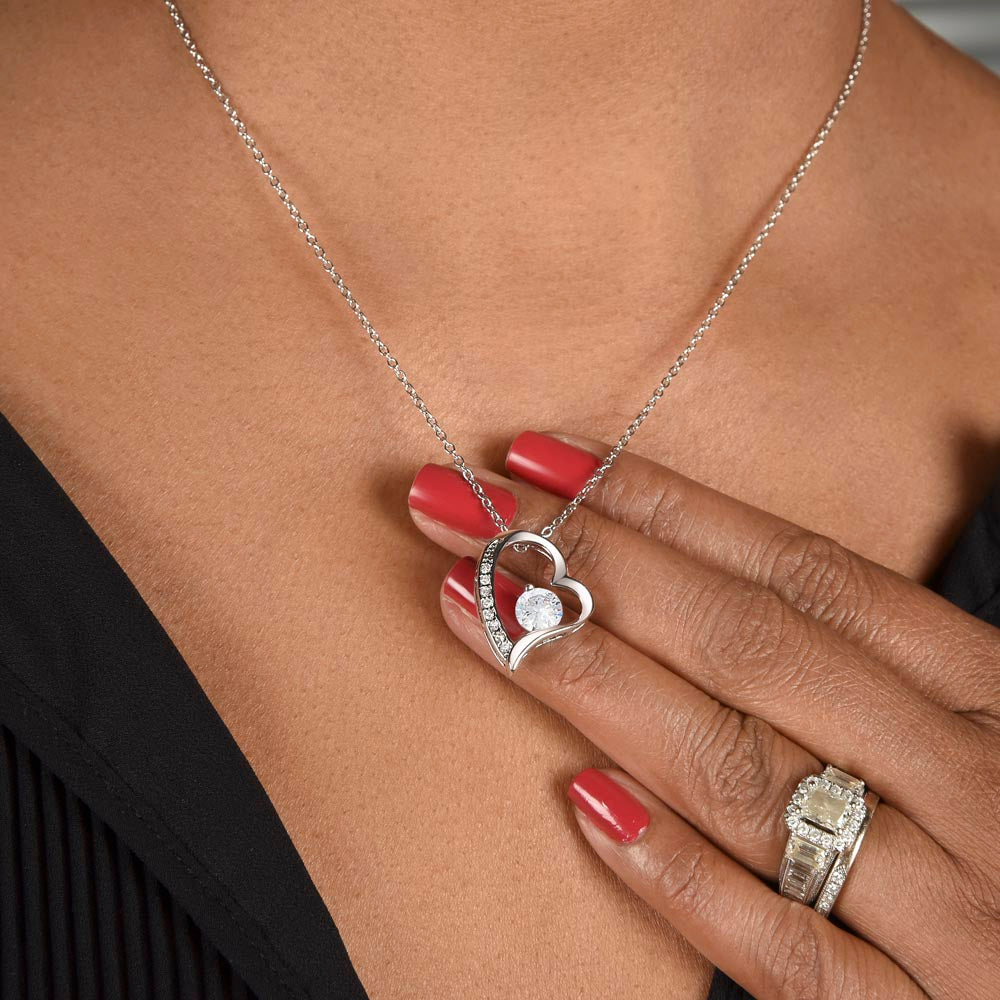 to Mom- Expressing Gratitude-Forever Love Necklace