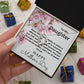 To Daughter-Never Doubt-Forever Love Necklace