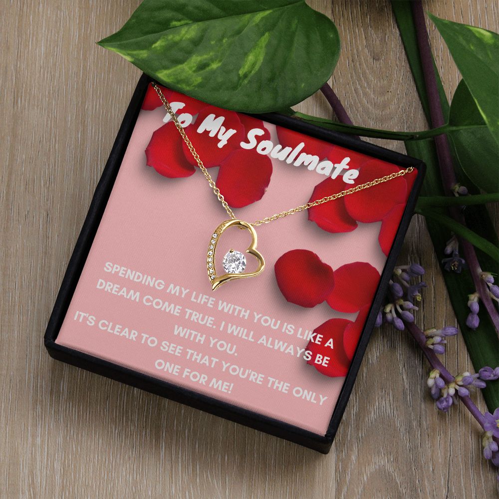 To My Soulmate-Forever Love Necklace
