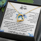 to Mom- Expressing Gratitude-Forever Love Necklace